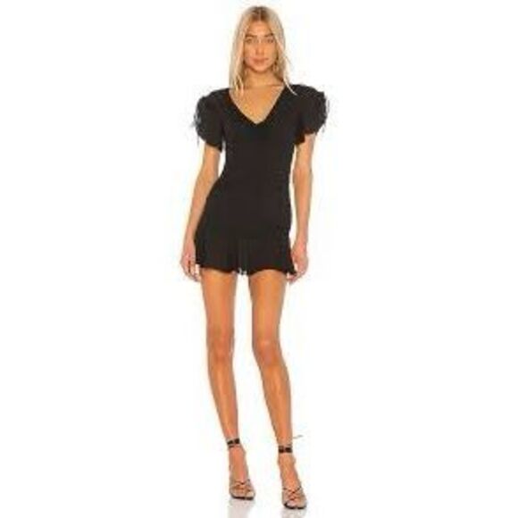 Lovers and Friends Grace Dress Black Mini Party size Small - Picture 2 of 9